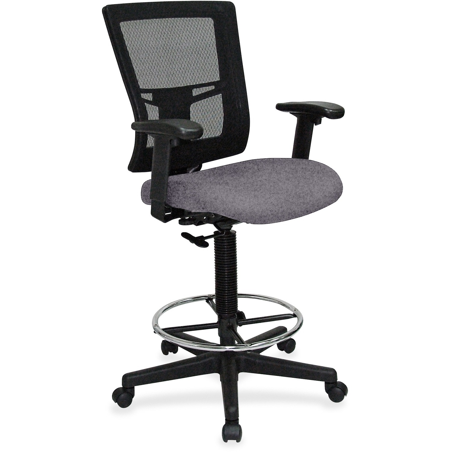Drafting Stool, 27" x 25" x 15", Carbon