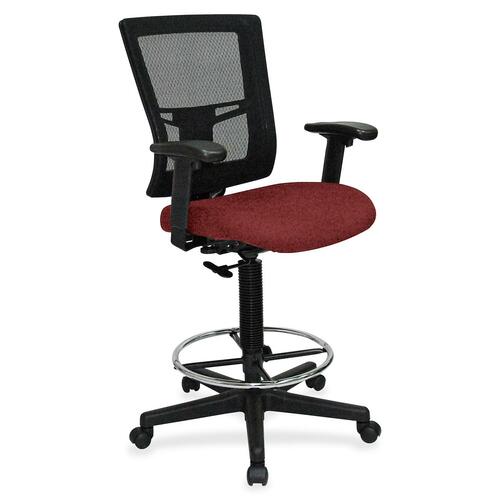 Drafting Stool, Fabric Seat, 27" x 25" x 15", Expo Festive