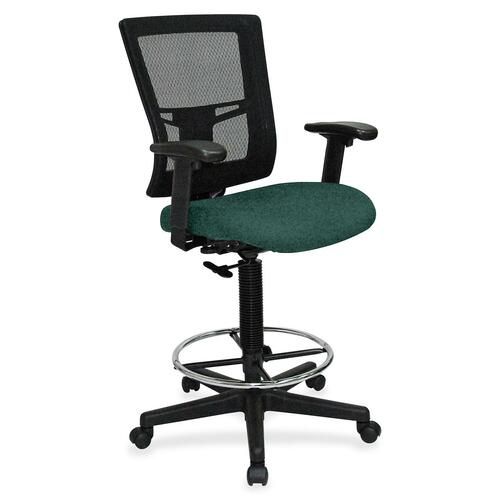Drafting Stool, Fabric Seat, 27" x 25" x 15", Forte Chive