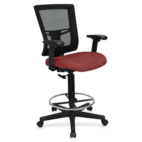 Drafting Stool, Fabric Seat, 27"x25"x15", Shire Tulip
