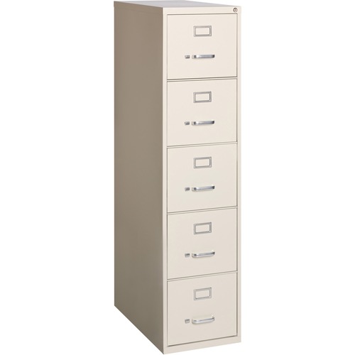 File, Vertical, 5 Drawer, 26.5", Letter, Polyurethane