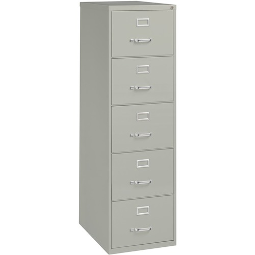 File, Vertical, 5 Drawer, 26.5", Legal, Light Gray