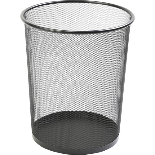 Wastebin, Mesh, Red, Black