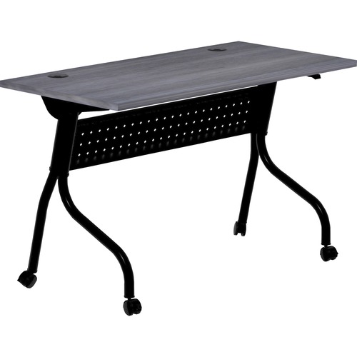 Table, Training, Flip, 48x24, White/Black