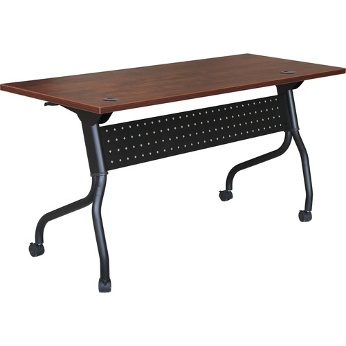 Training Table, 60" x 23-3/5" x 29-1/2", Cherry/Black