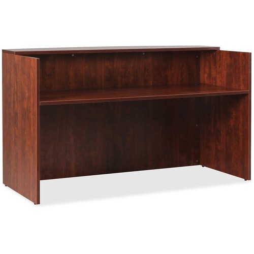 Reception Desk, 35-2/5" x 71" x 42-1/2", Cherry