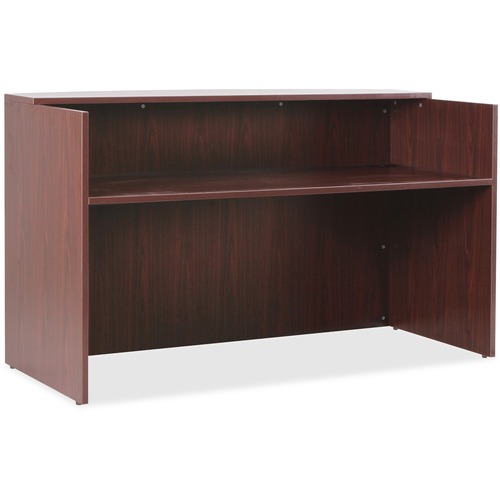 Reception Desk, 72" x 36" x 42-1/2", Mahogany