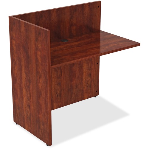 Reception Return, 42" x 24" x 41-1/2", Cherry