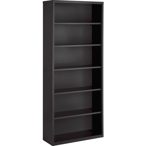 Bookcase, 6 Shelf, 82 Inch, Char