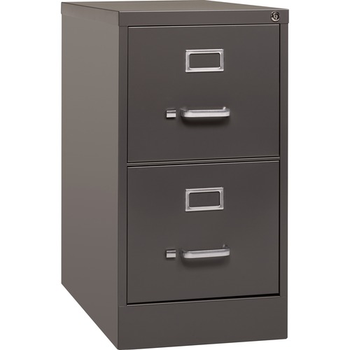 File, Vertical, 2 Drawer, 26.5", Letter, Mobile