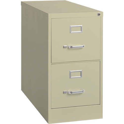 File, Vertical, 2 Drawer, 26.5", Letter, Polyethylene