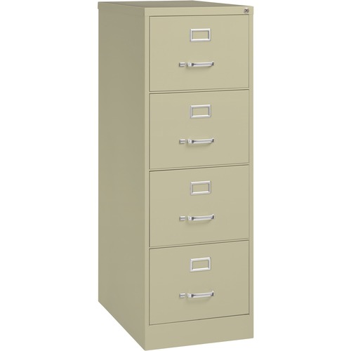 Vertical File, 4-Drawer, Legal, 18" x 26-1/2" x 52", Putty