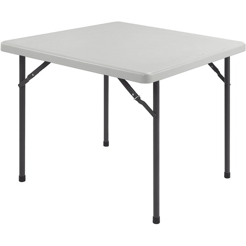 Table, BlwMld, 36", Square, Gray