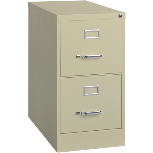 File, Vertical, 2 Drawer, 25", Letter, Polyurethane