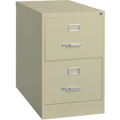 File, Vertical, 2 Drawer, 26.5", Legal, Polyurethane