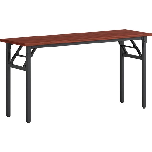 Training Table, Folding, 60" x 18" x 30", Mahogany