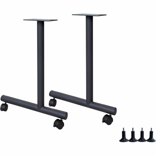Base, Trng Tbl, C-Leg, With Caster, Black 2/ST