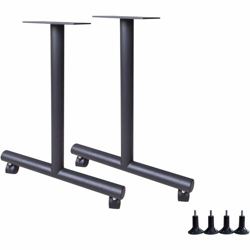 Base, Trng Tbl, T-Leg, With Caster, Black 2/ST