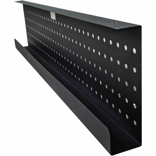 Panel, Medium-Duty, Metal, Floor 48 Inch Top, Black