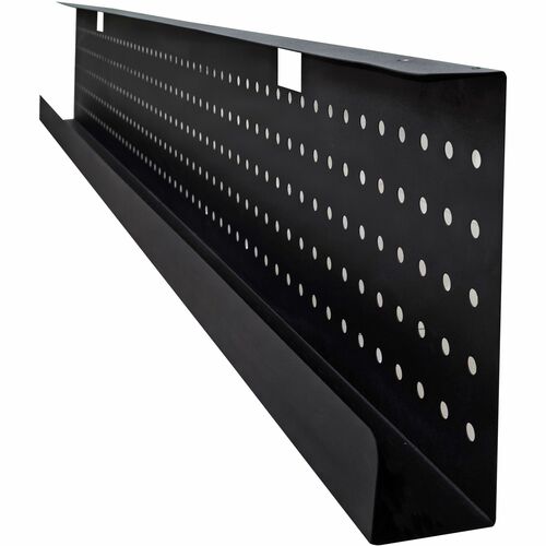 Panel, Midstyle, Metal, Full/72 Inch Top, Black