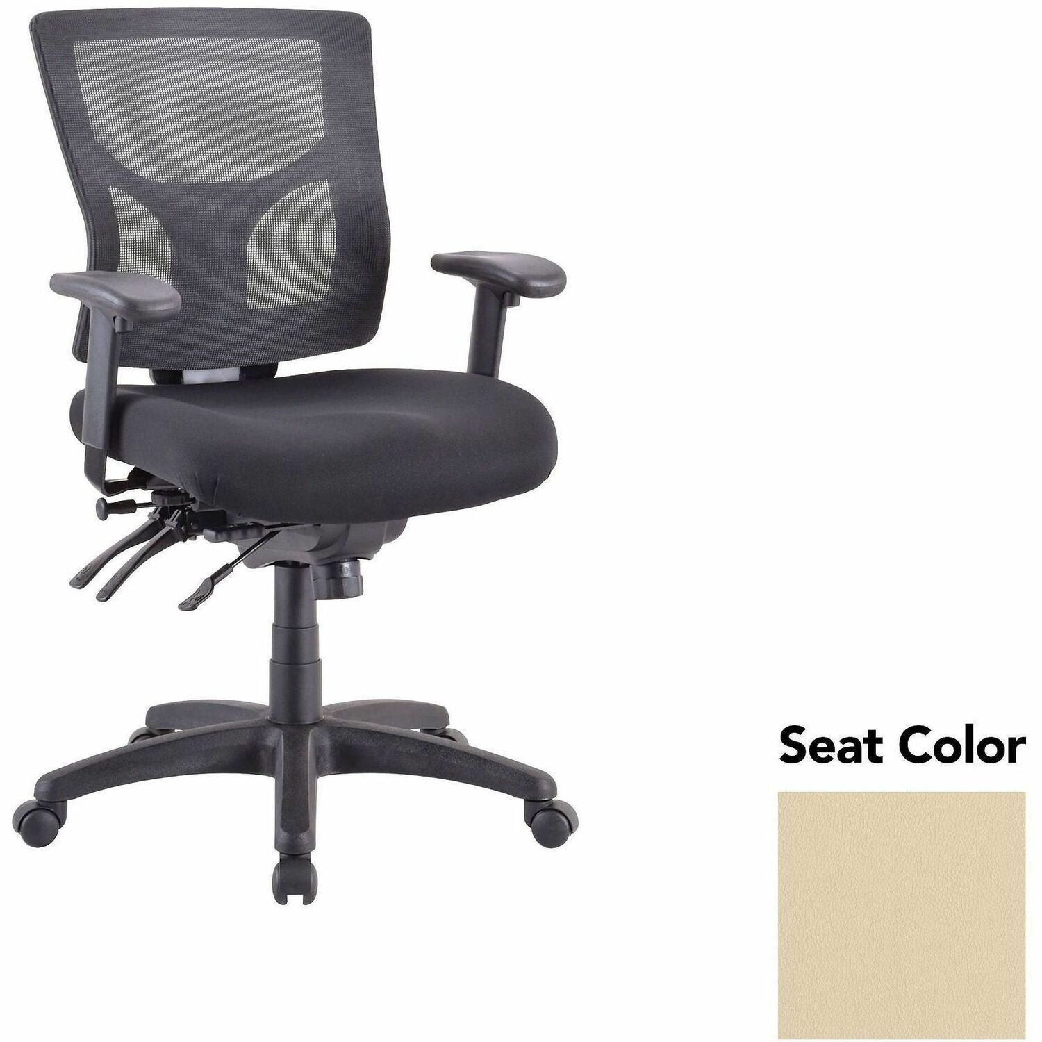 Chair, Mid Back, Buff