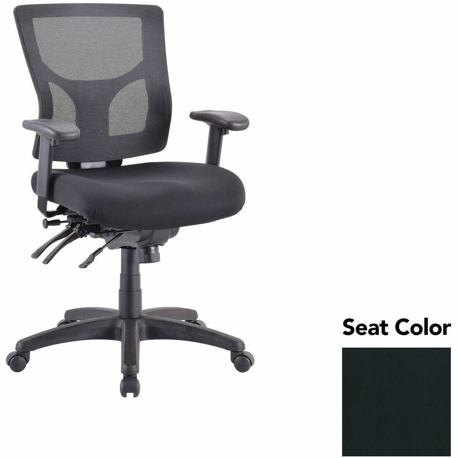 Chair, Mid Back, Black