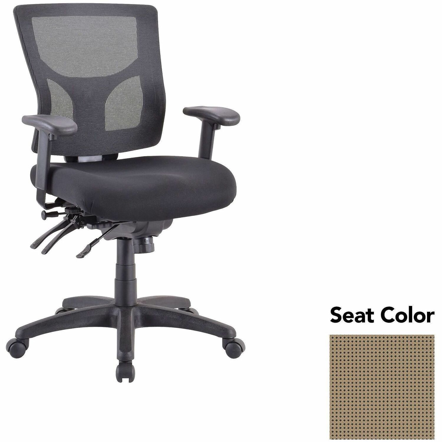 Chair, Mid Back, Latte