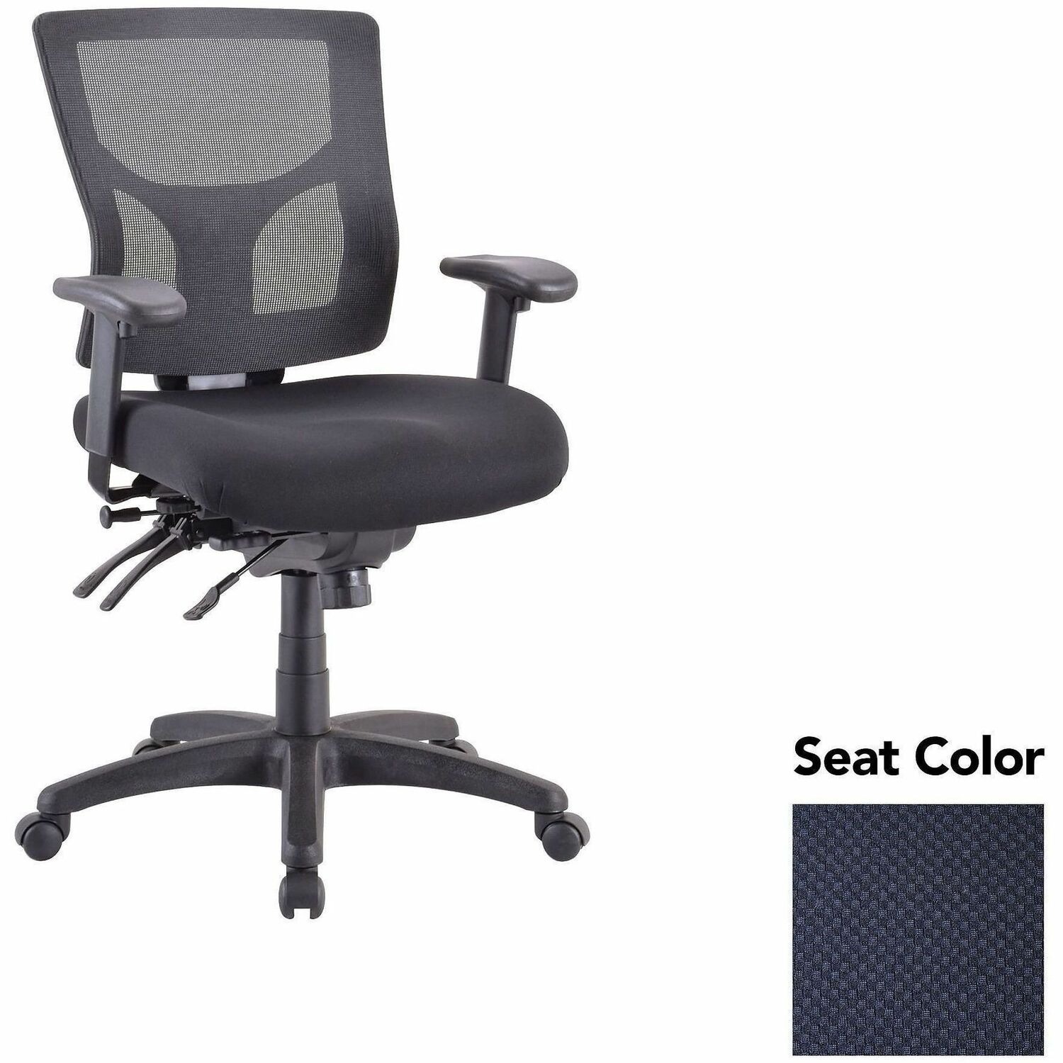 Chair, Mid Back, Navy
