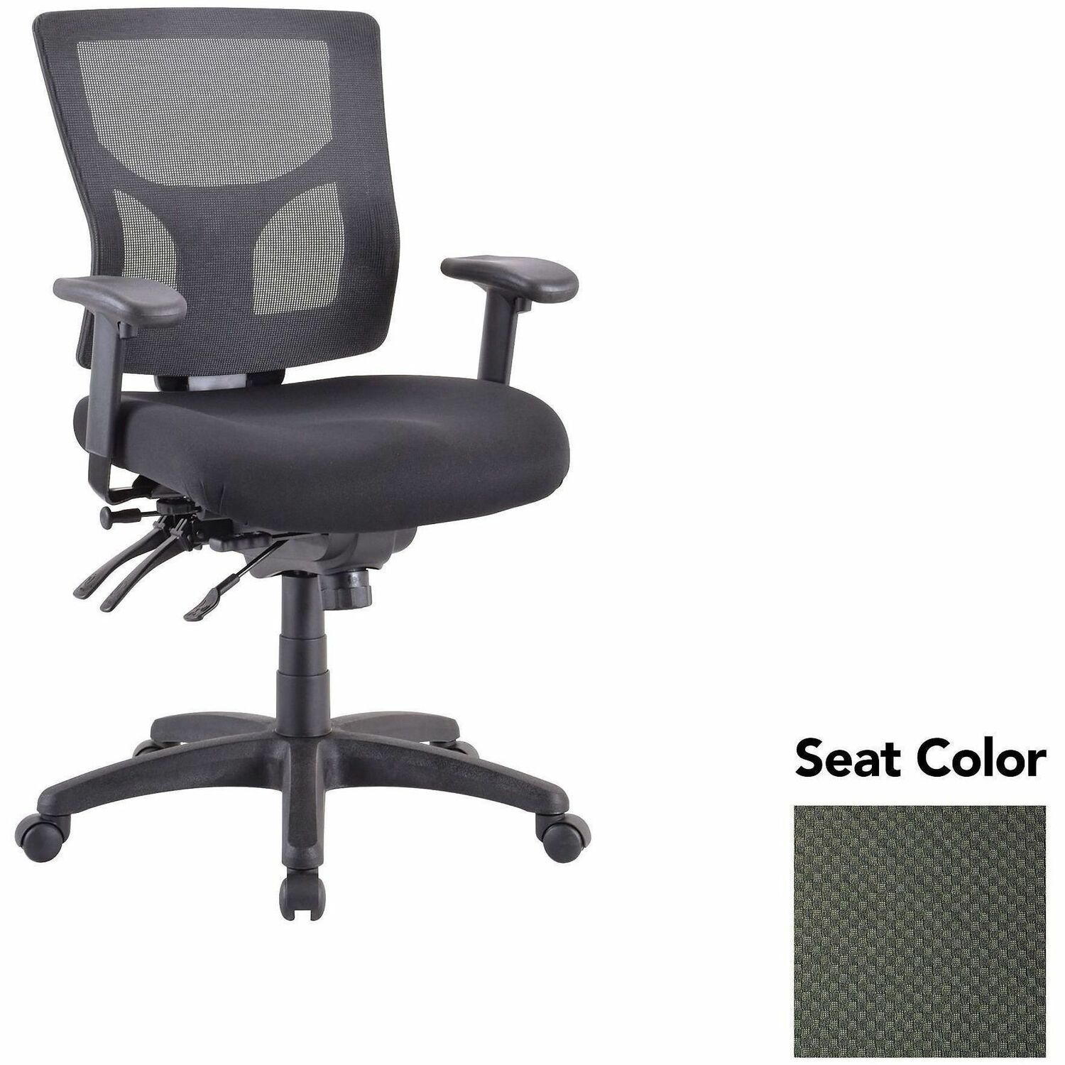 Chair, Mid Back, Olive Green