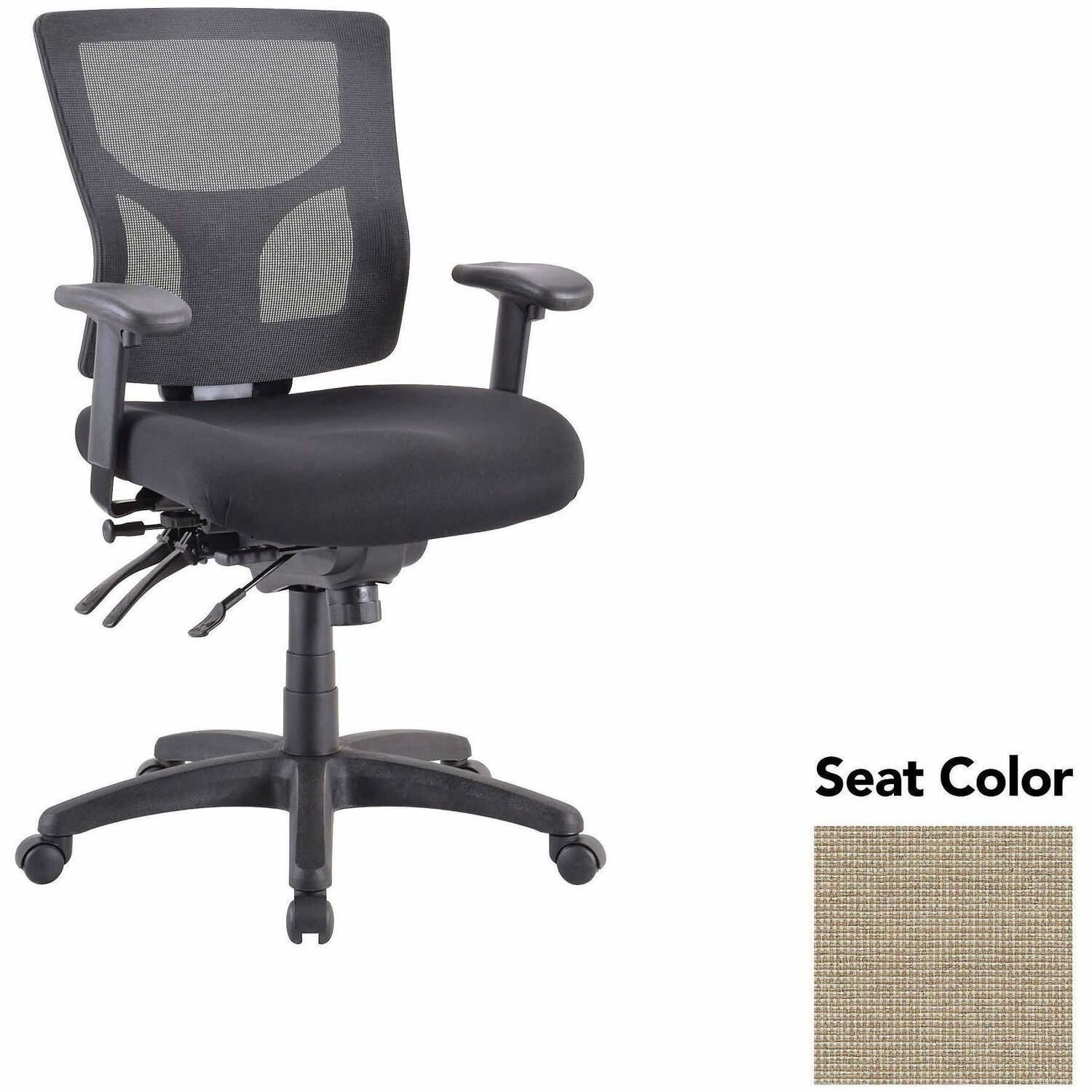 Chair, Mid Back, Travertine