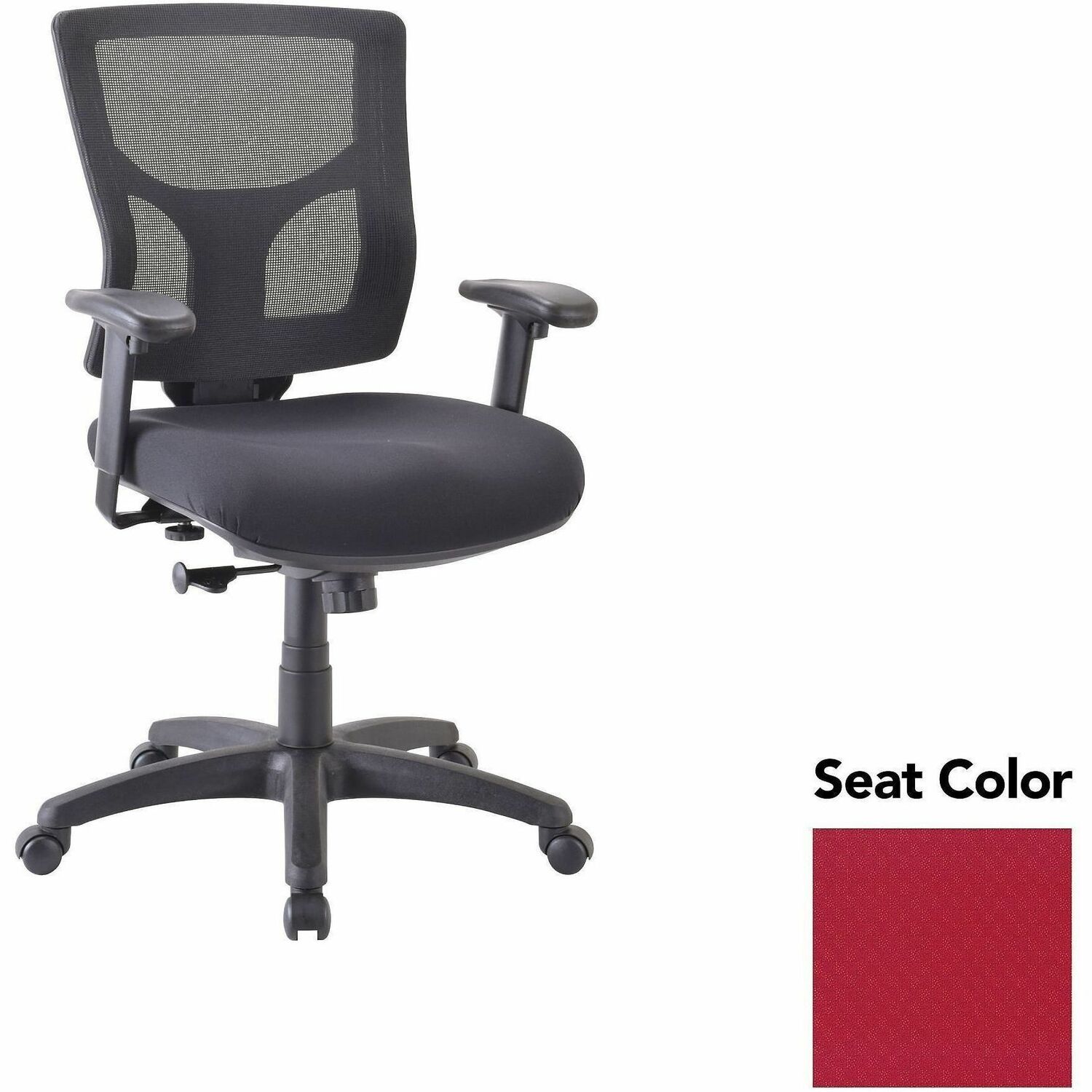 Chair, Mid, Swivel/Tilt, Red