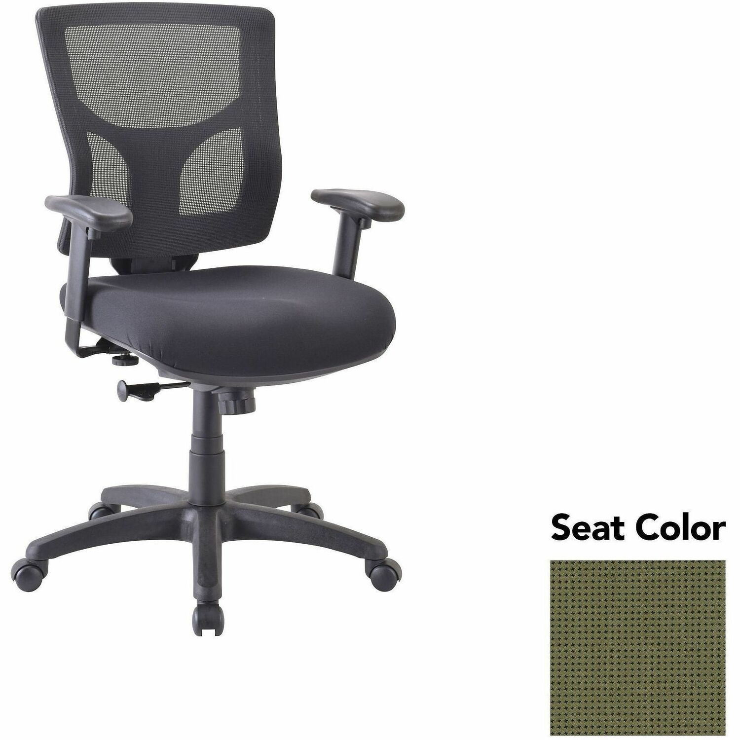 Chair, Mid, Swivel/Tilt, Leaf