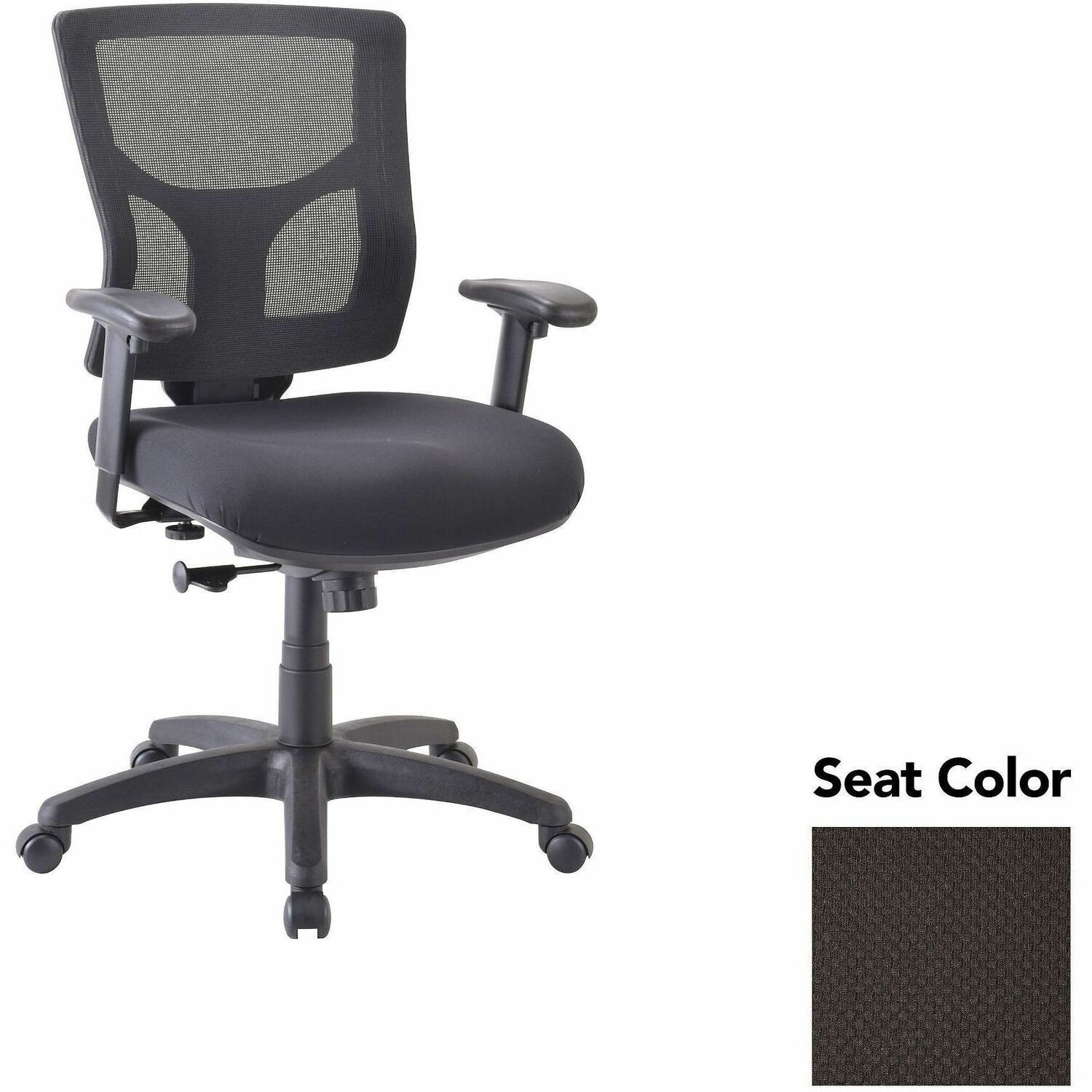 Chair, Mid, Swivel/Tilt, Black