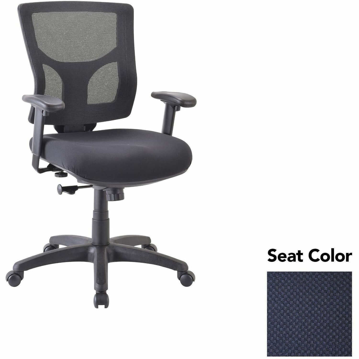 Chair, Mid, Swivel/Tilt, Navy
