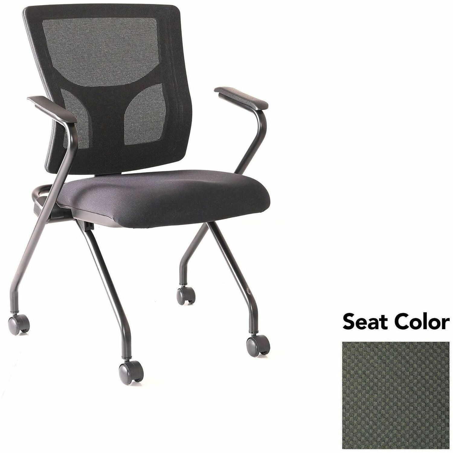 Chair, Train With Arm, Olive Green 2/CT