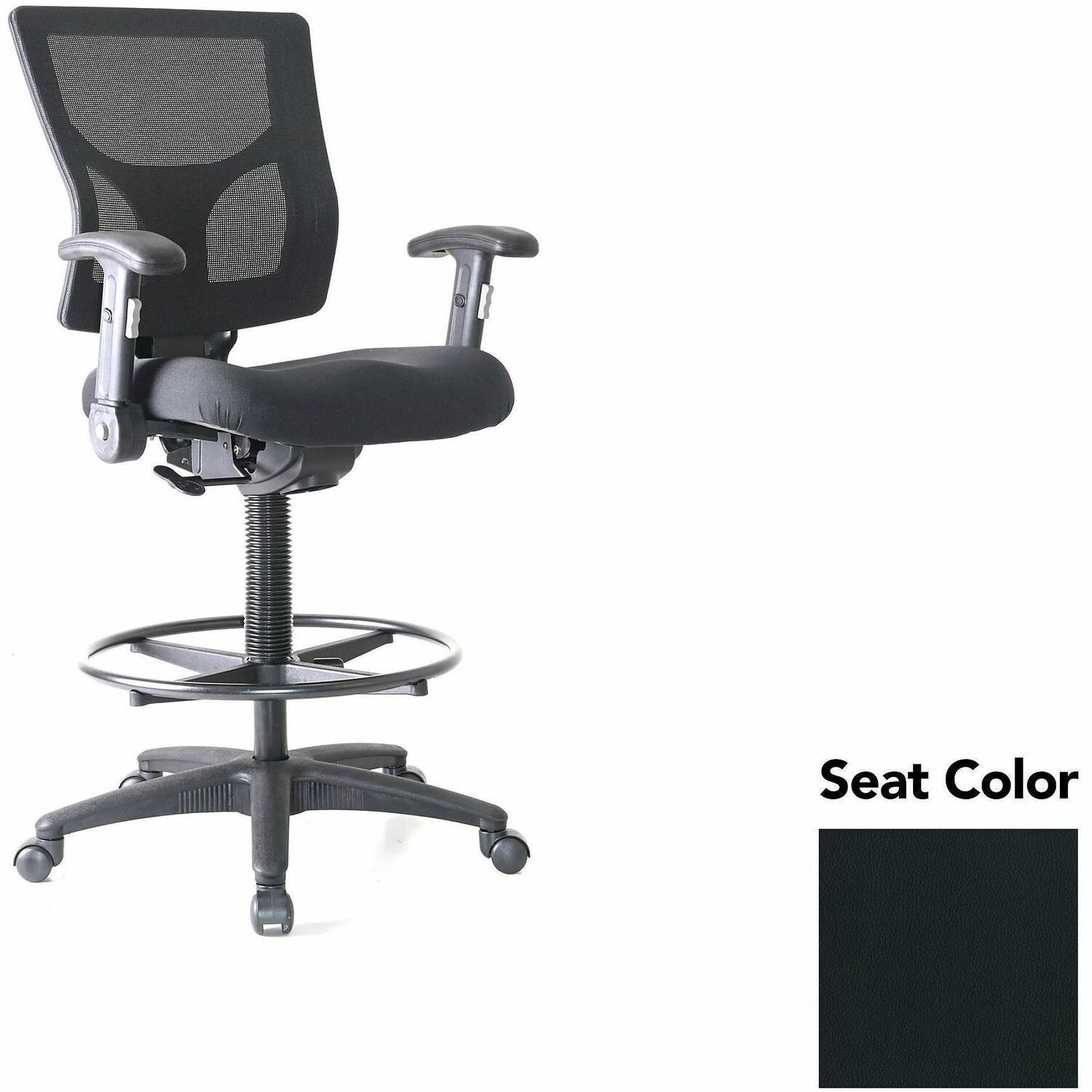 Chair, Stool, Black