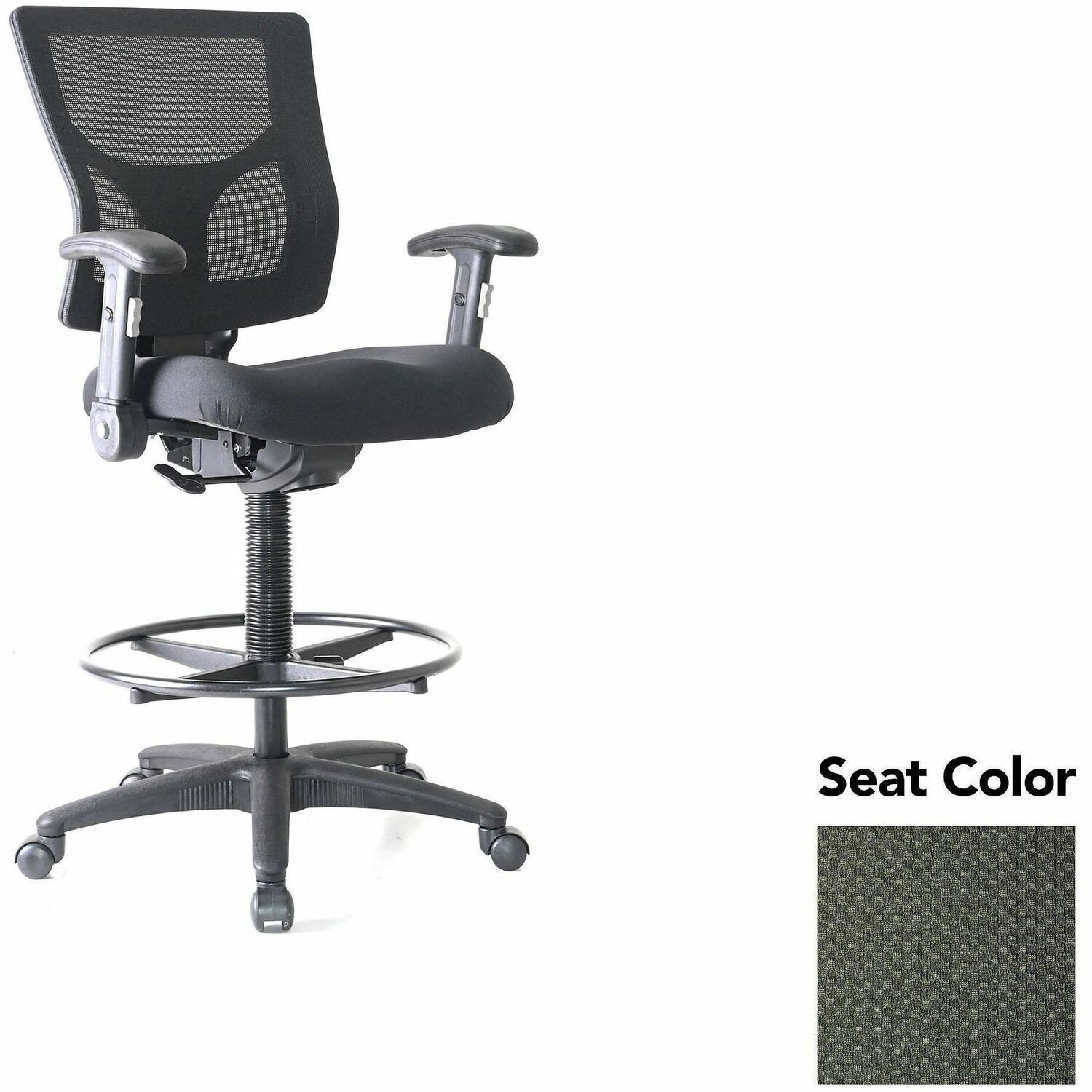 Chair, Stool, Olive Green