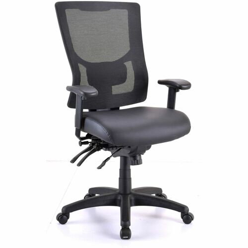 Chair, Antibacterial Seat, 20-1/2"x20-1/2"x40-5/8"-44-1/8", Black