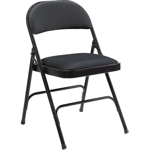 Chair, Folding, Padded, Black 4/CT