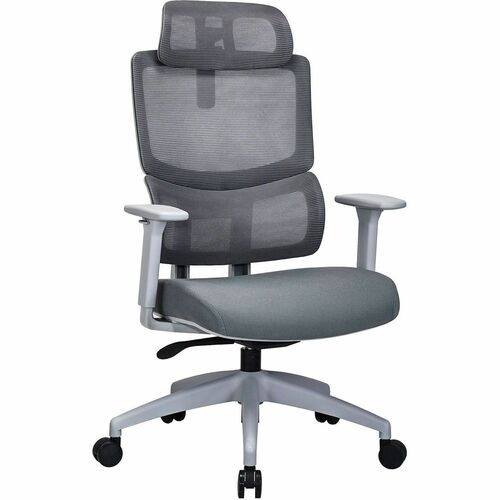 Chair, HB, Mesh/Fabric, Gray