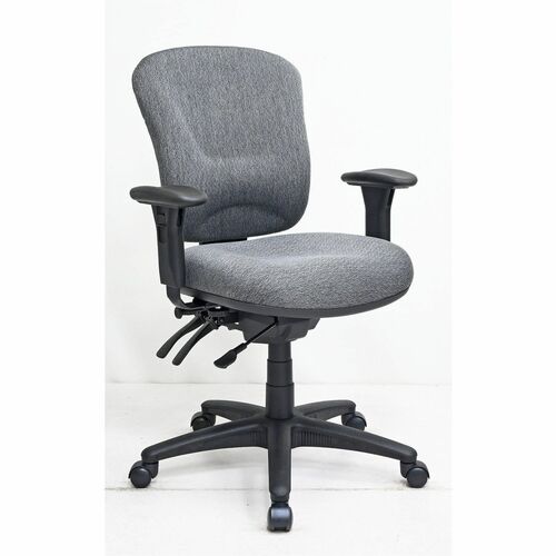 Chair, Midback, Task, Fabric, Gray