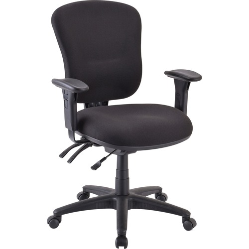 Chair, Midback, Task, Fabric, Black
