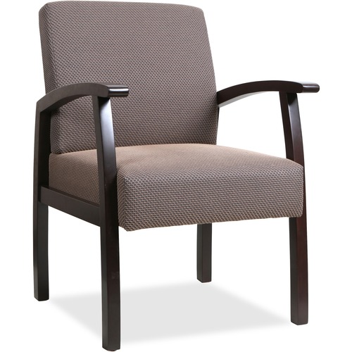 Chair, Guest, Espresso/Tan Paint
