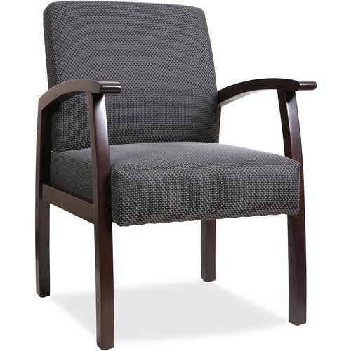 Chair, Guest, Espresso/Coral