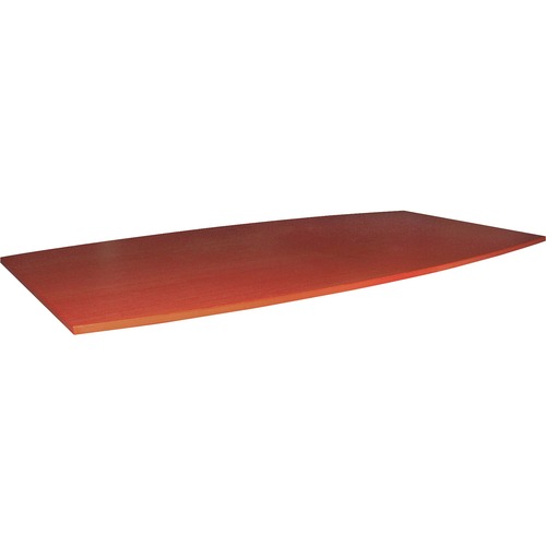 Conference Tabletop, Boat-Shaped, 48" Dx 96" W, Cherry