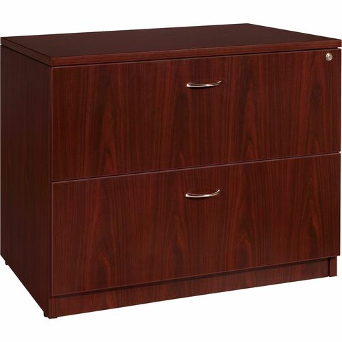 Lateral File, Anti-Tip, 35" x 22" x 29-1/2", Mahogany