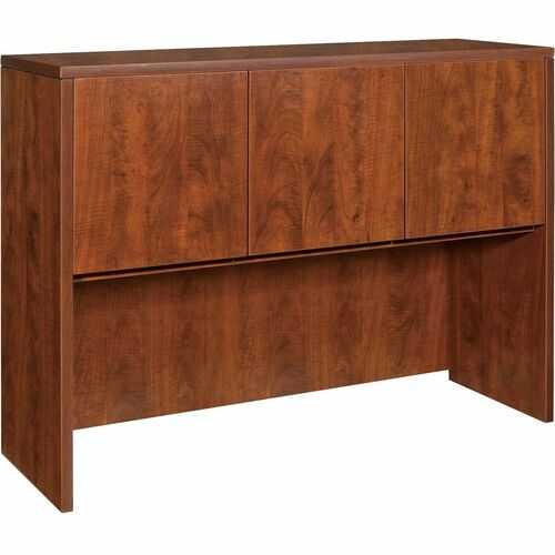 Hutch With Doors, 48" x 15" x 36", Cherry