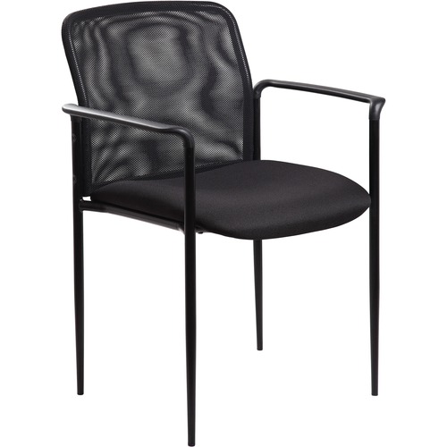 Chair, Side, Arm, Black