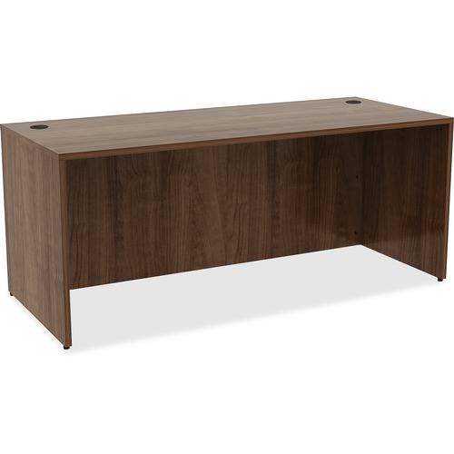 Laminated Desk, 72" x 30" x 29-1/2", Walnut