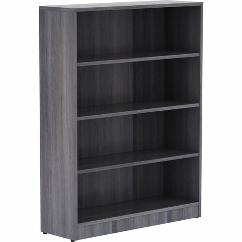 Bookcase, 4-Shelf, 36x12x48, Wood Color